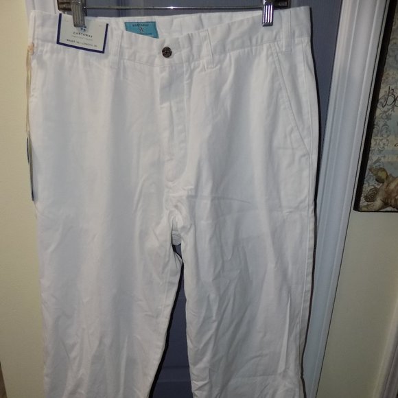 Castaway Clothing White Harbor Pants Size 35 X 30 Men's NEW